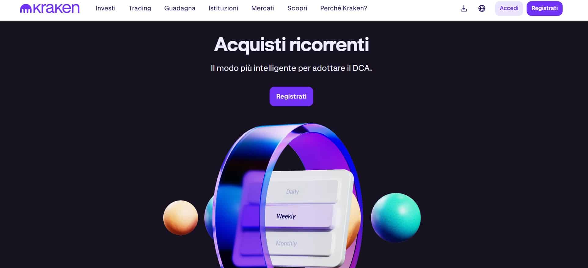 Kraken - piattaforme PAC crypto