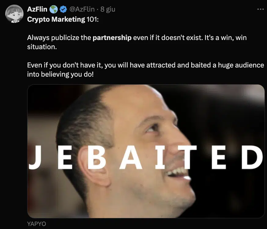 crypto marketing partnership