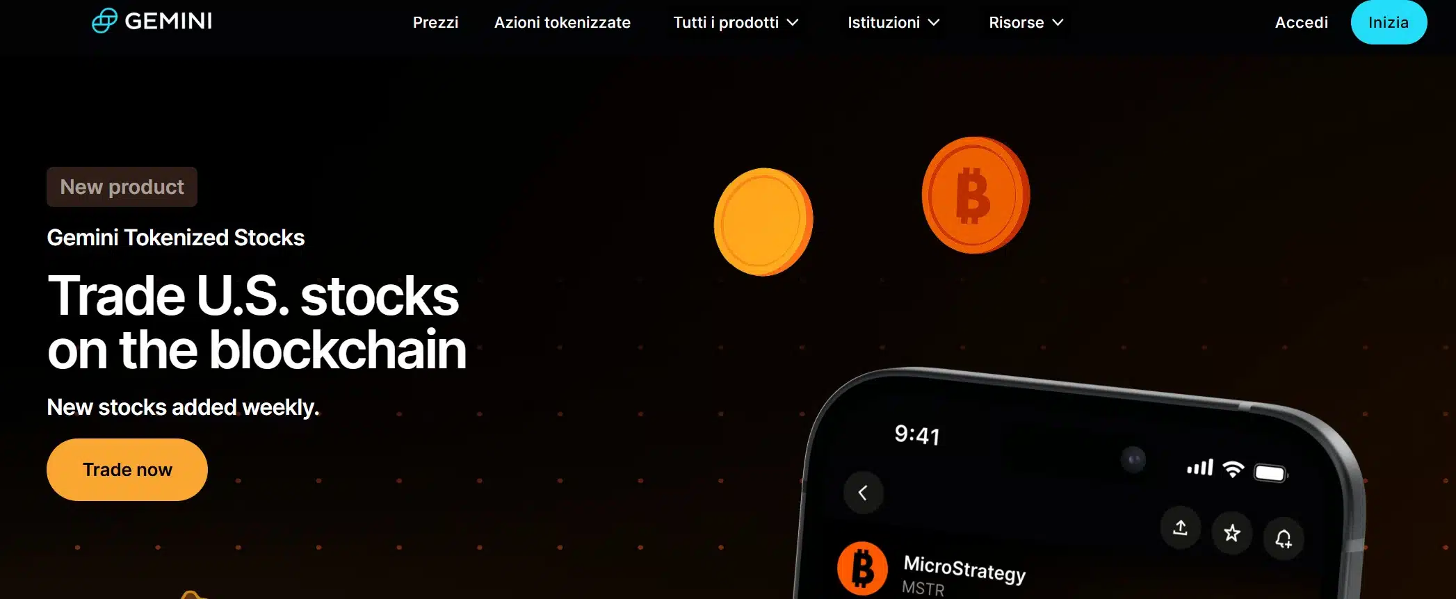 Migliori piattaforme asset tokenizzati - Gemini