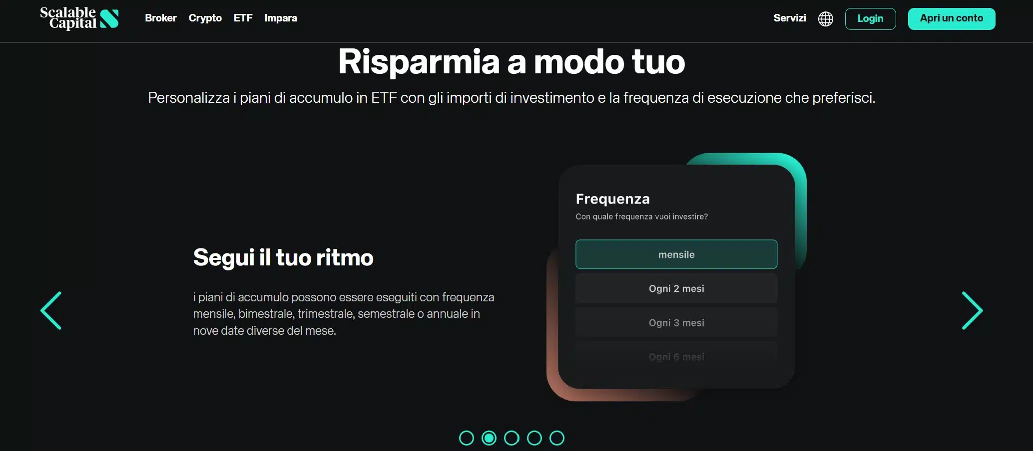 Scalable Capital - piattaforme PAC criptovalute