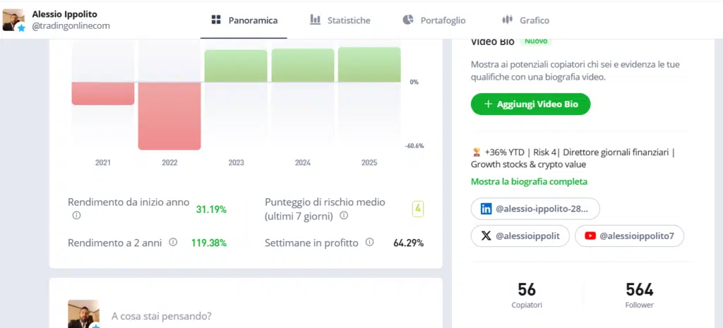 Popular Investor alessio ippolito direttore criptovaluta.it