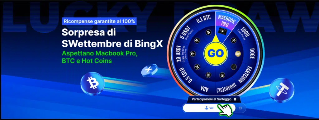 bingx premi estrazione