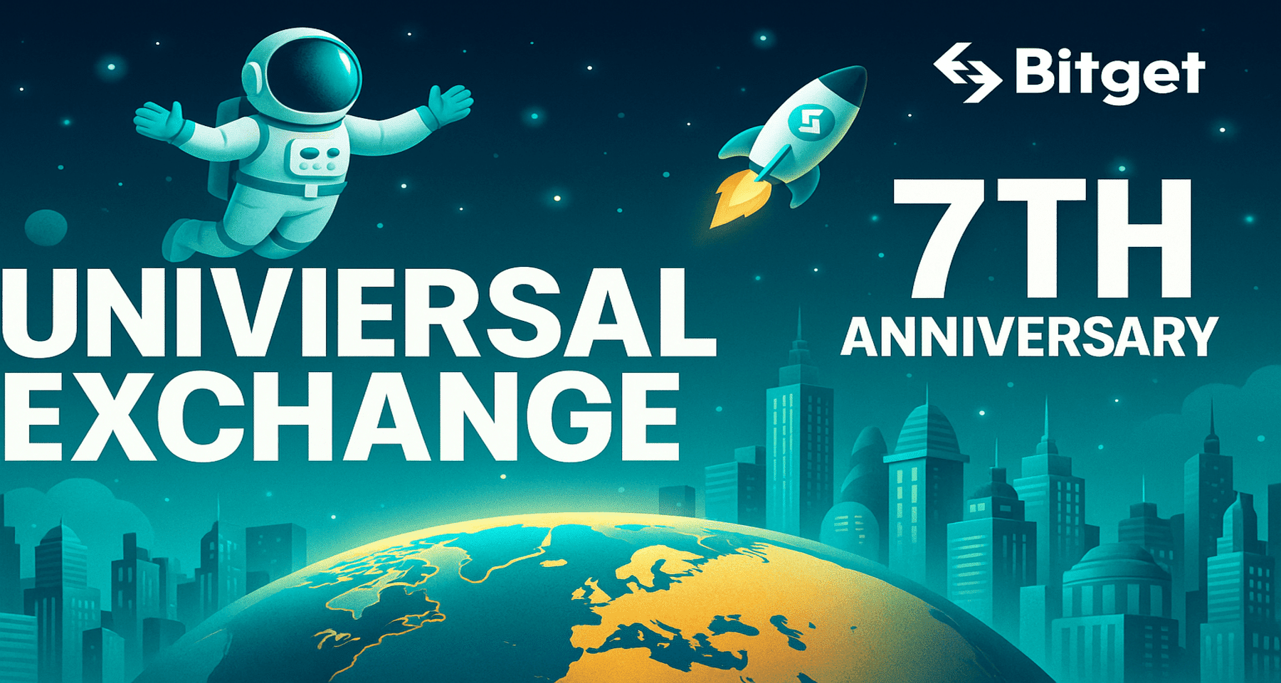 Bitget compie 7 anni e si inventa l'Exchange Universale: genialata o marketing?