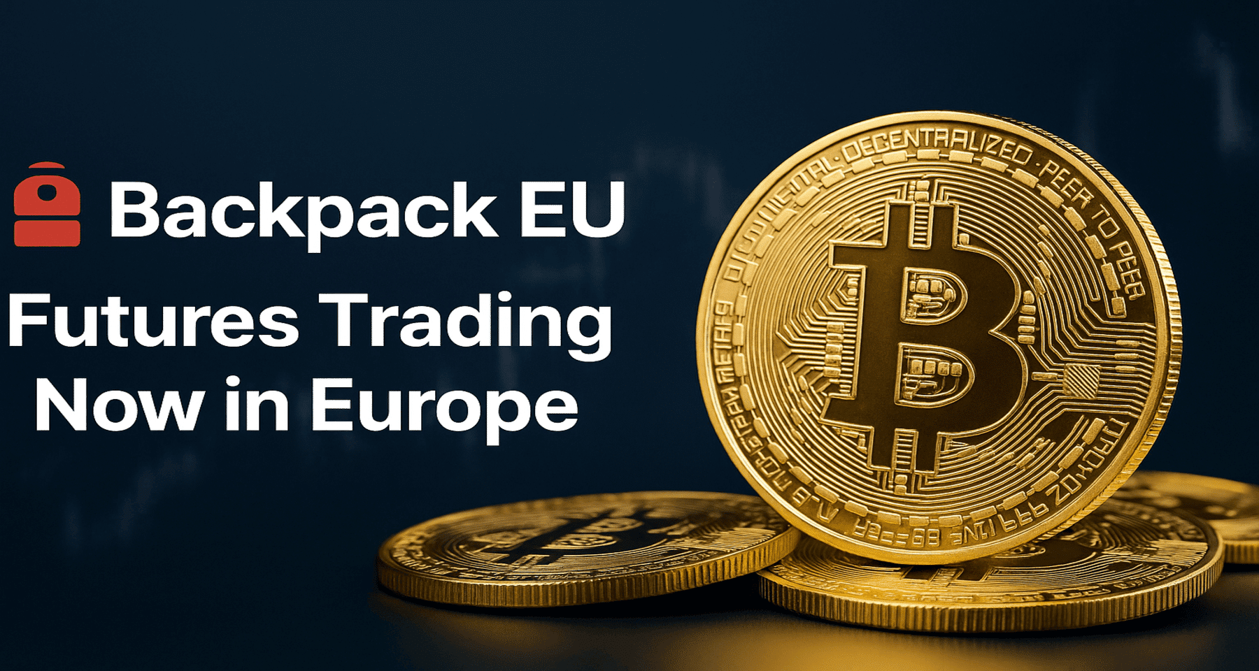 ESCLUSIVA: Backpack EU ottiene licenza MiFID II e lancia futures e perpetual in Europa!