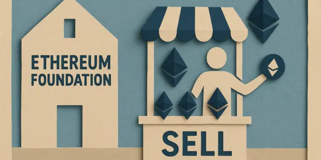Ethereum Foundation vende