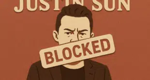 Justin Sun Bloccato