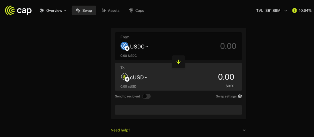 Stablecoin cap money