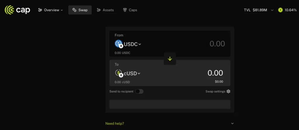 Stablecoin cap money