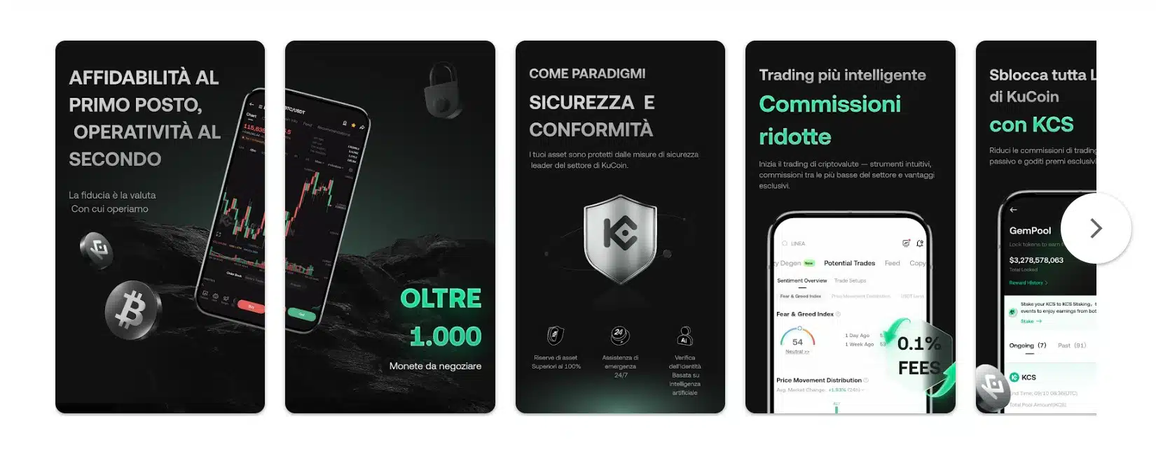 KuCoin tra le migliori app crypto