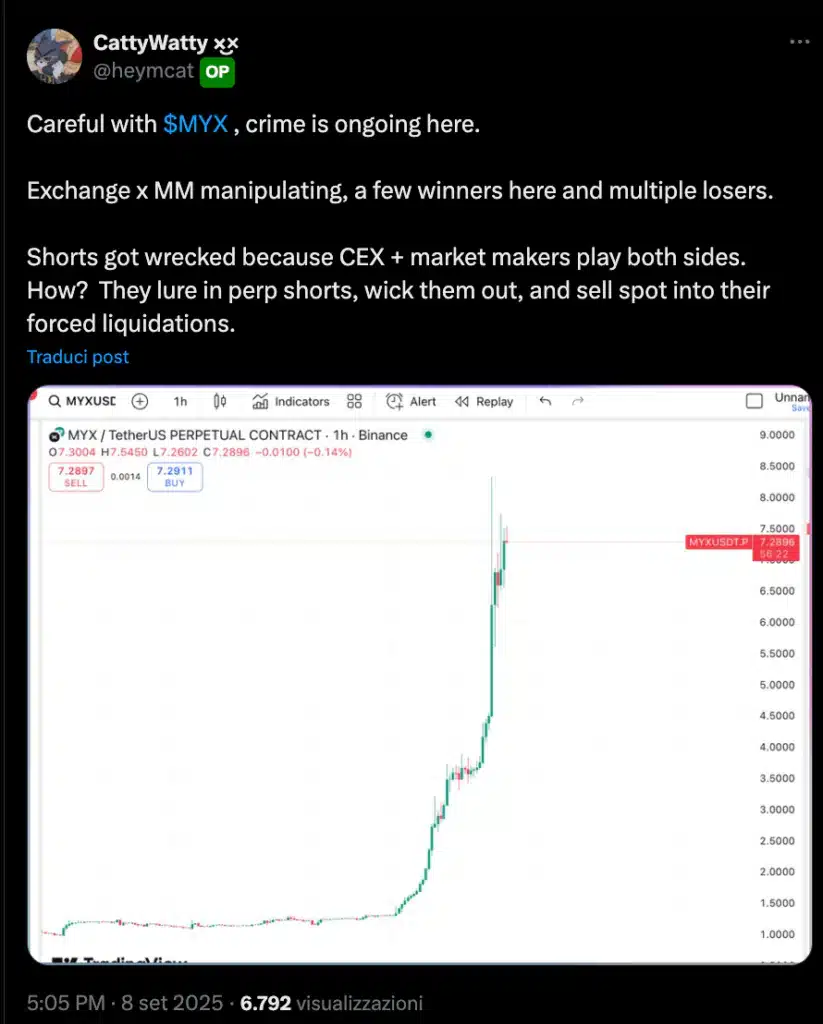 manipolazione market maker