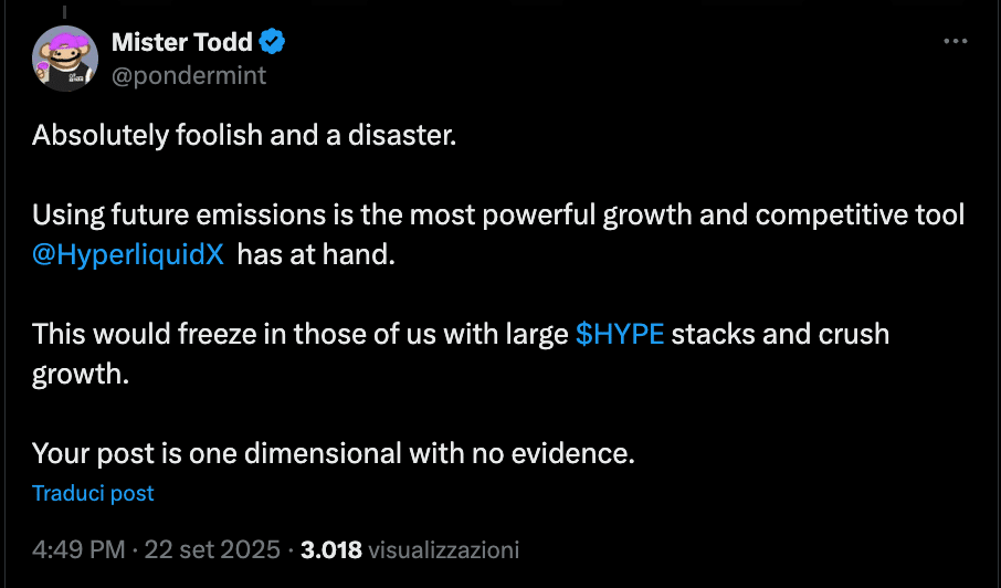 proposta disastrosa