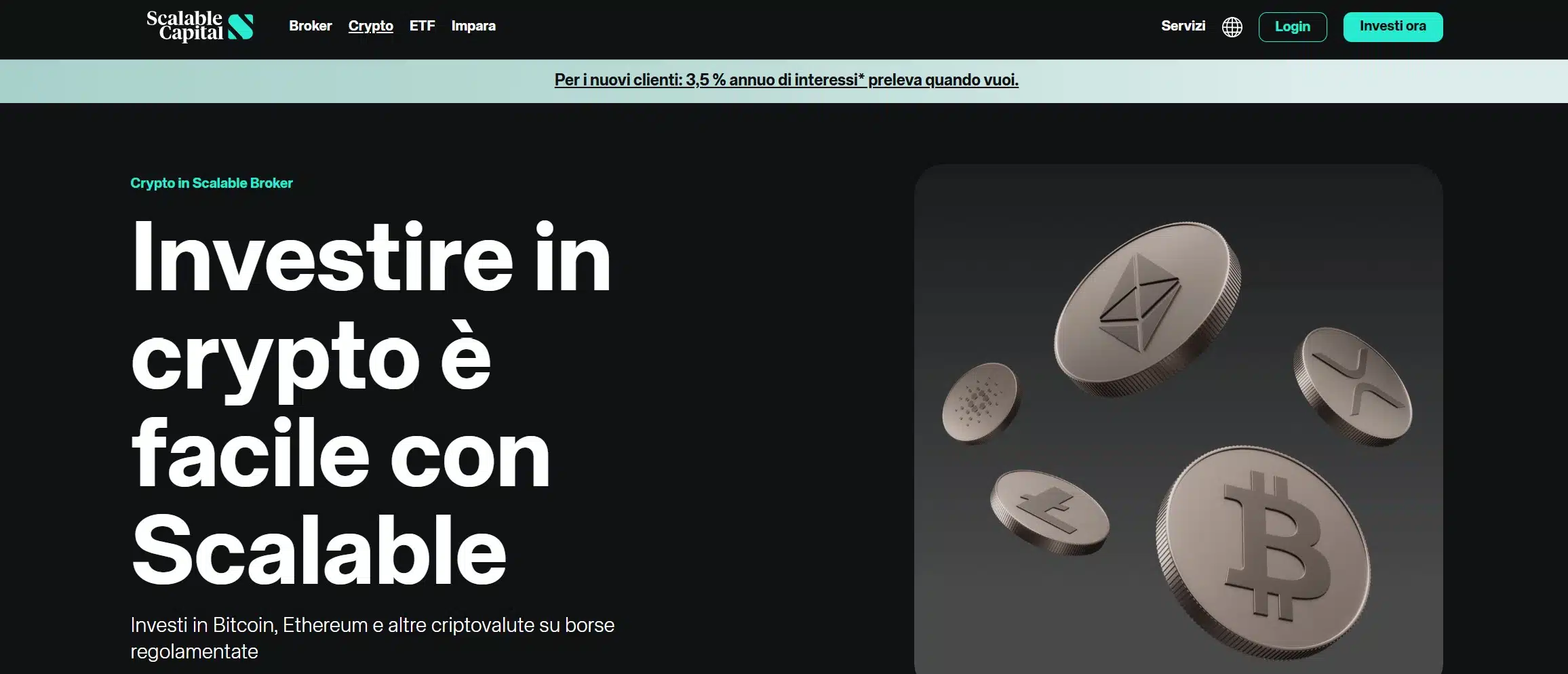 Migliori piattaforme trading criptovalute - Scalable Capital