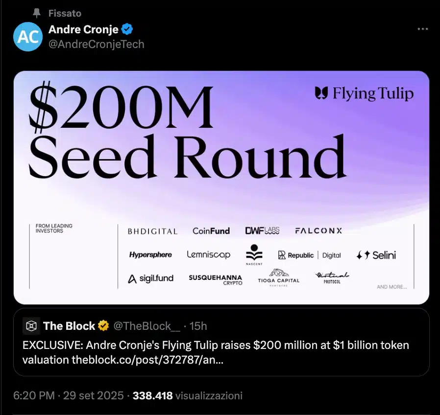 Andre Cronje Flying Tulip