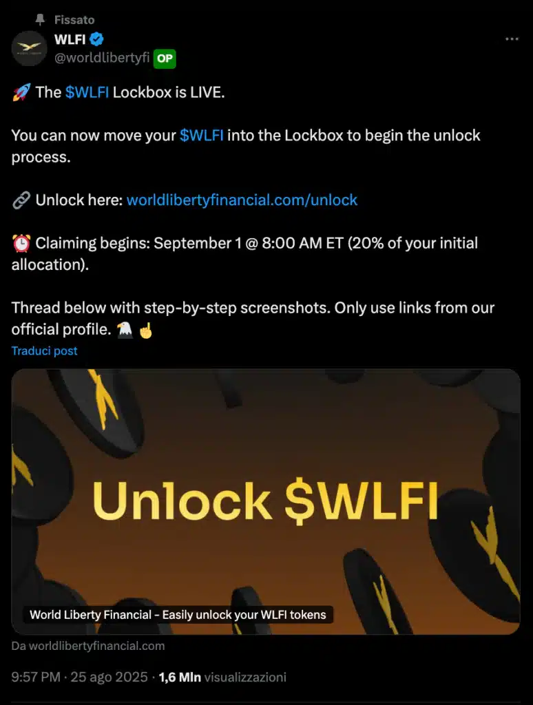 WLFI unlock