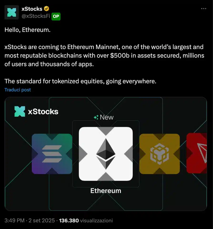 xStocks Ethereum