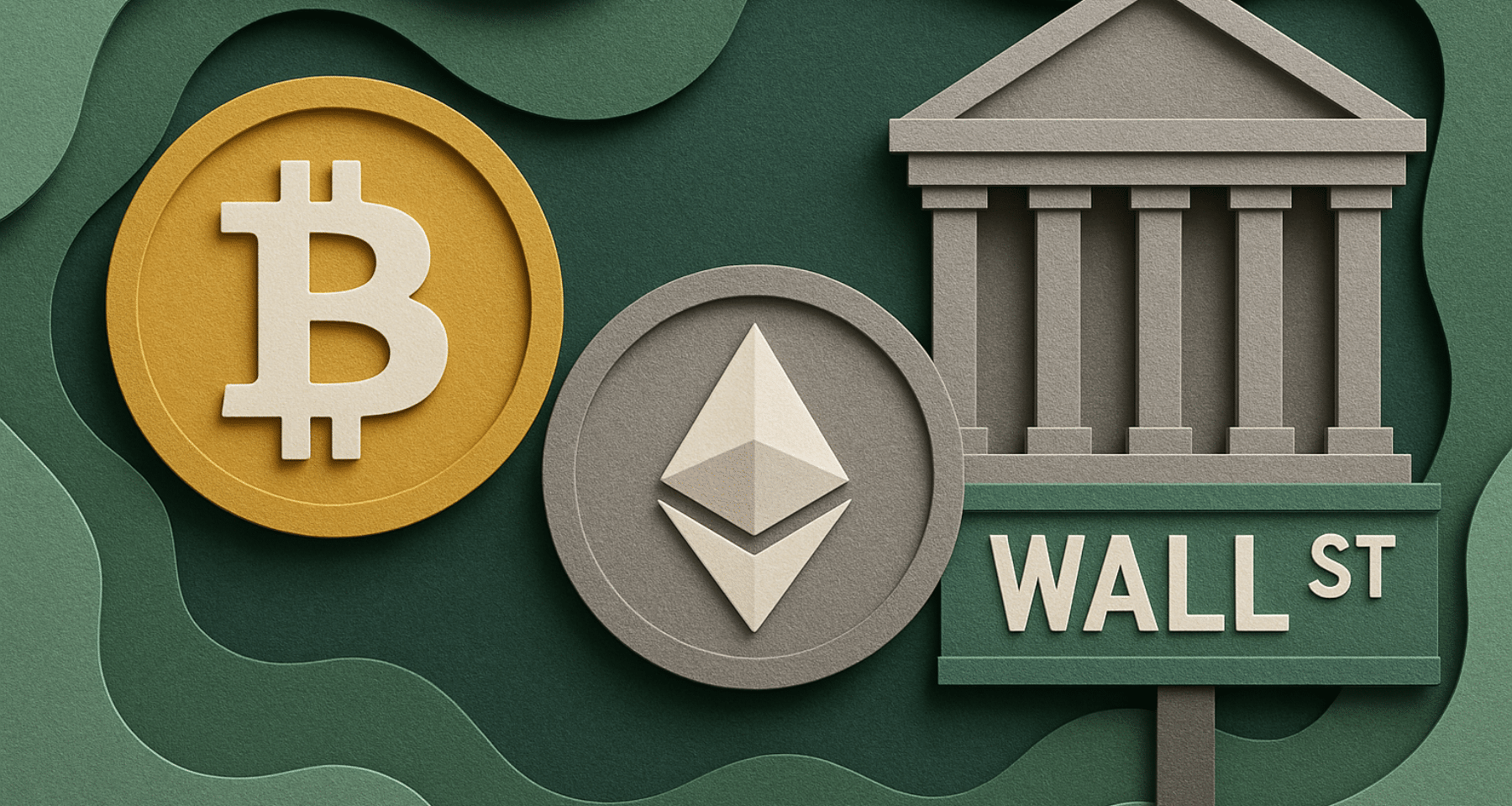 1 miliardo dai tradizionali su Bitcoin, Ethereum CORRE insieme al top