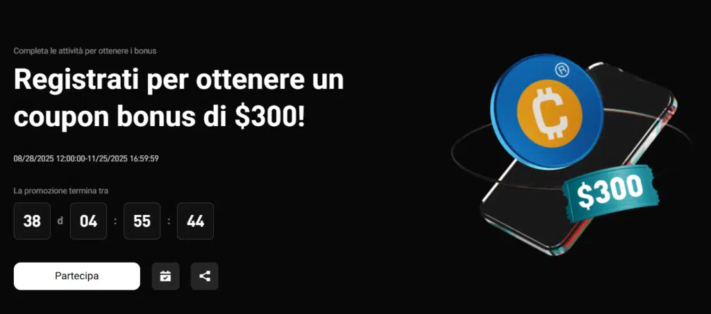 Bitget promo bonus coupon 305$