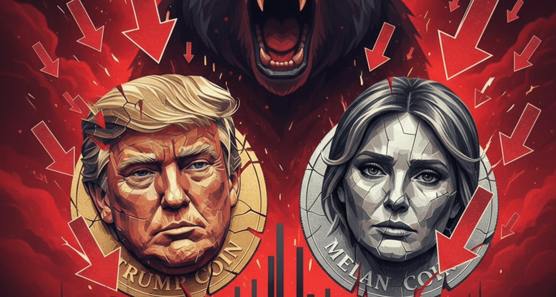 Crollo per Melania Coin e Trump Coin | L'importanza di scegliere crypto con fondamentali