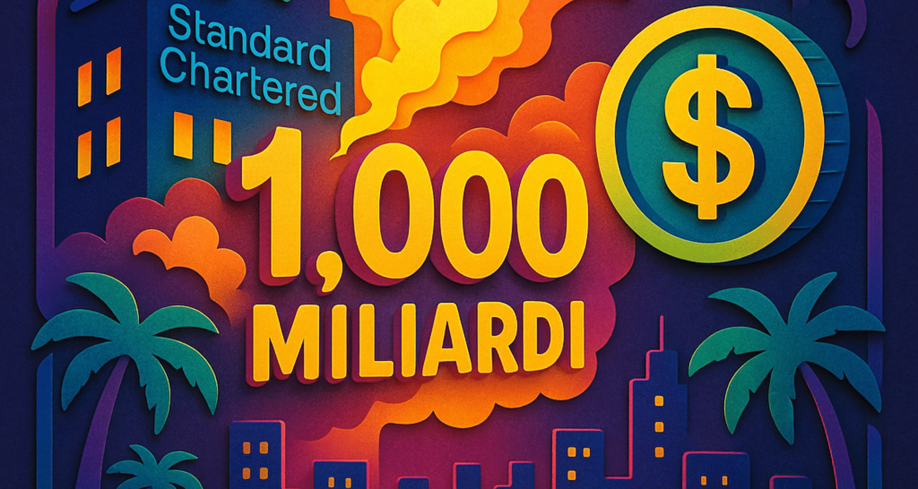 1.000 miliardi sulle crypto stable: parla Standard Chartered