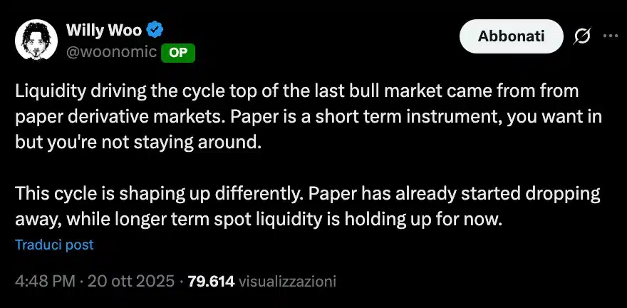 Mercati derivati mercati spot