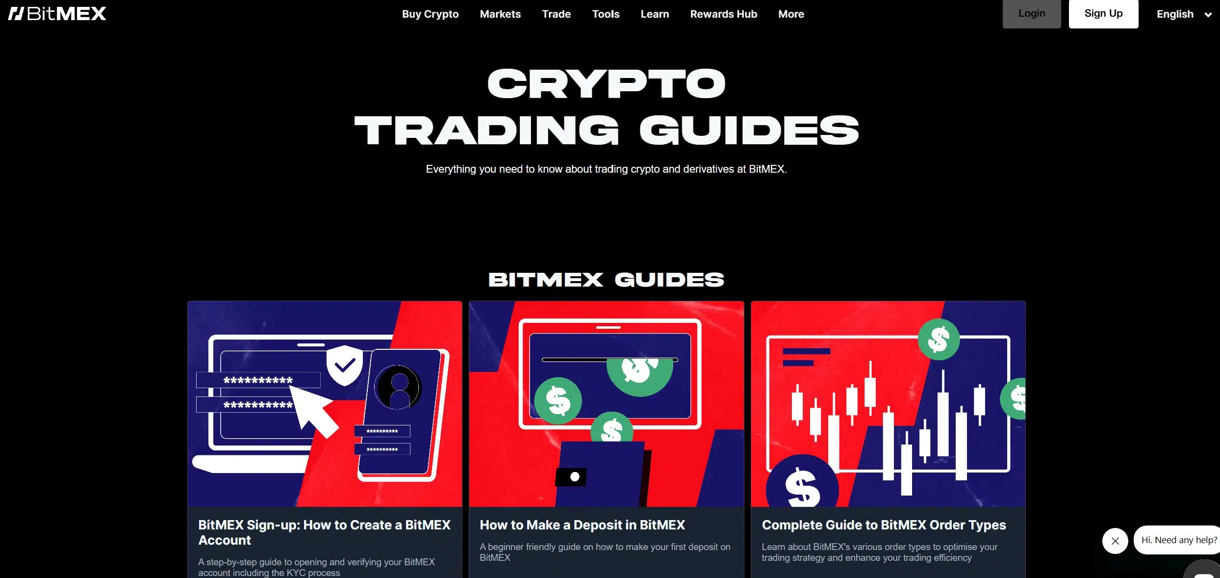BitMEX formazione e Learn
