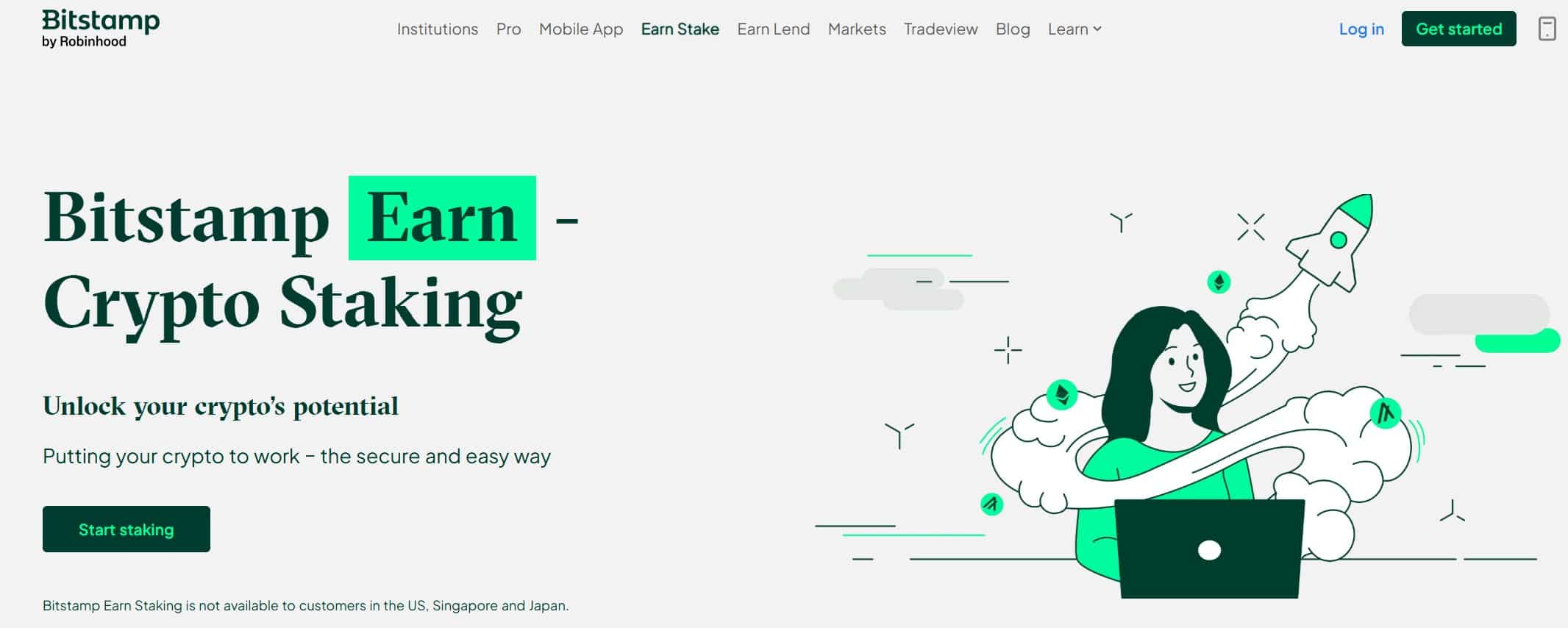Bitstamp Earn - staking