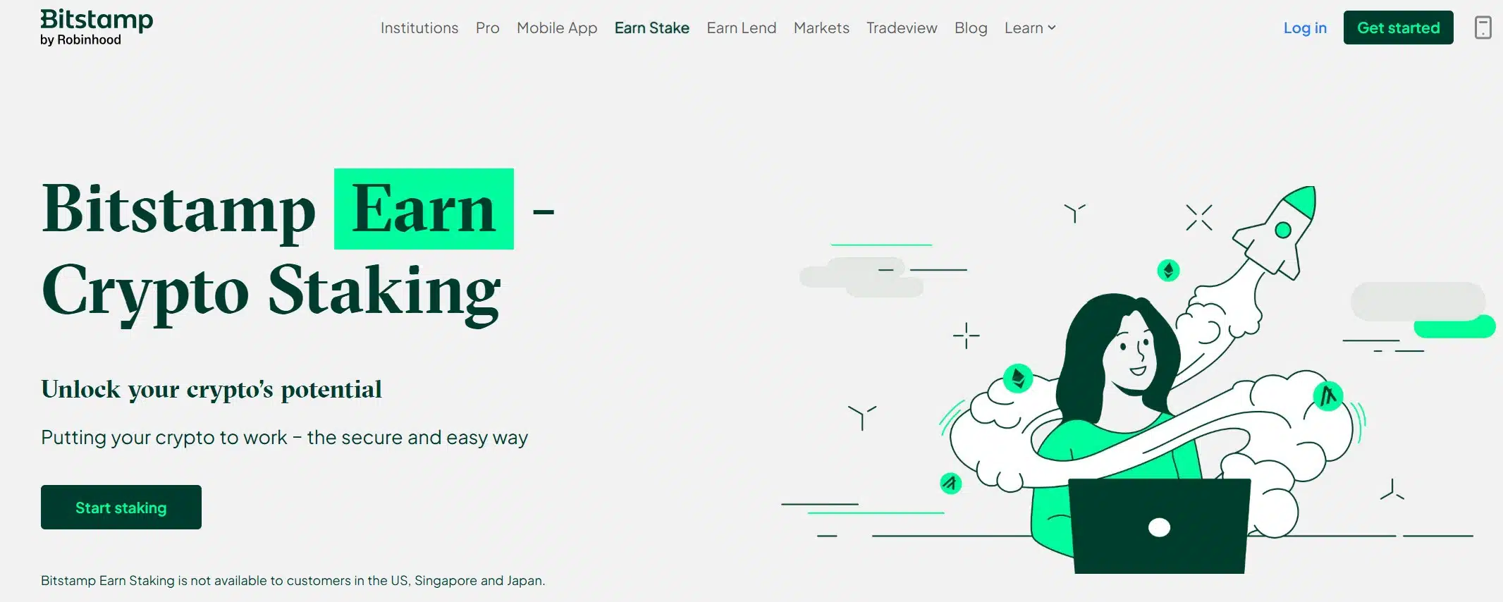 Bitstamp Earn - staking