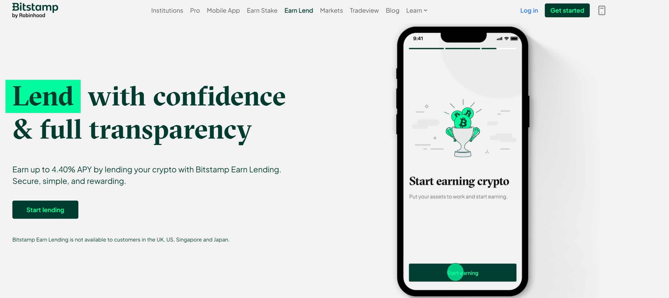 Bitstamp Lend