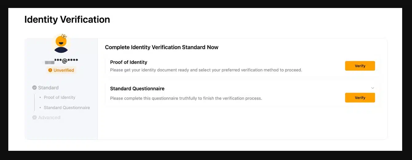 Bybit KYC Standard