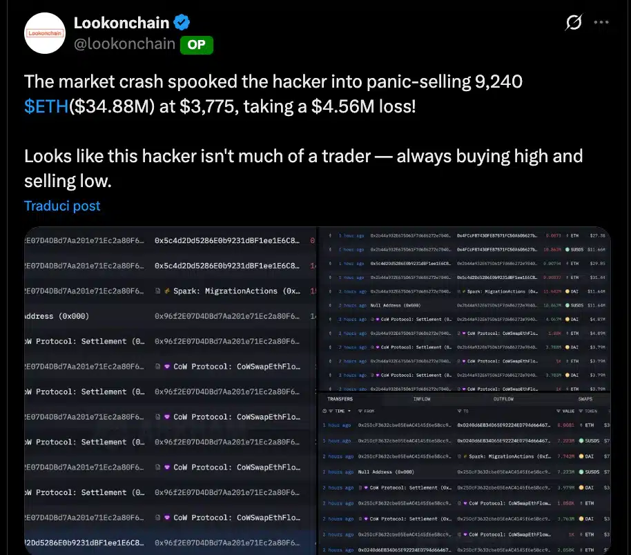 Hacker altro panic sell