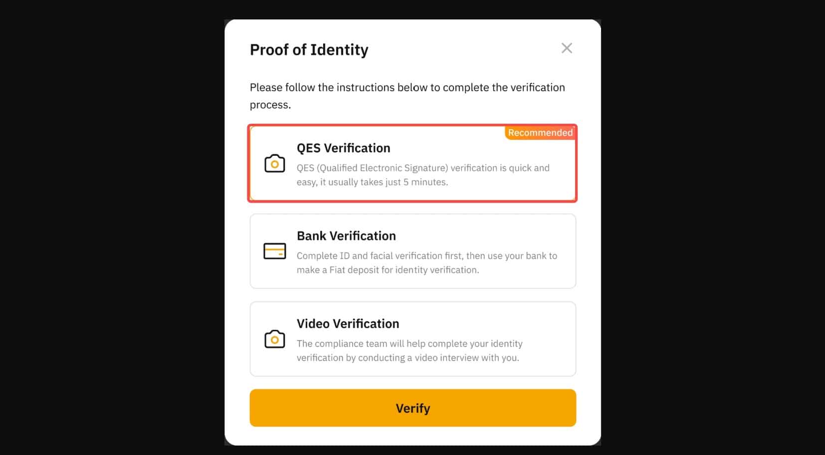 QES verifica Bybit