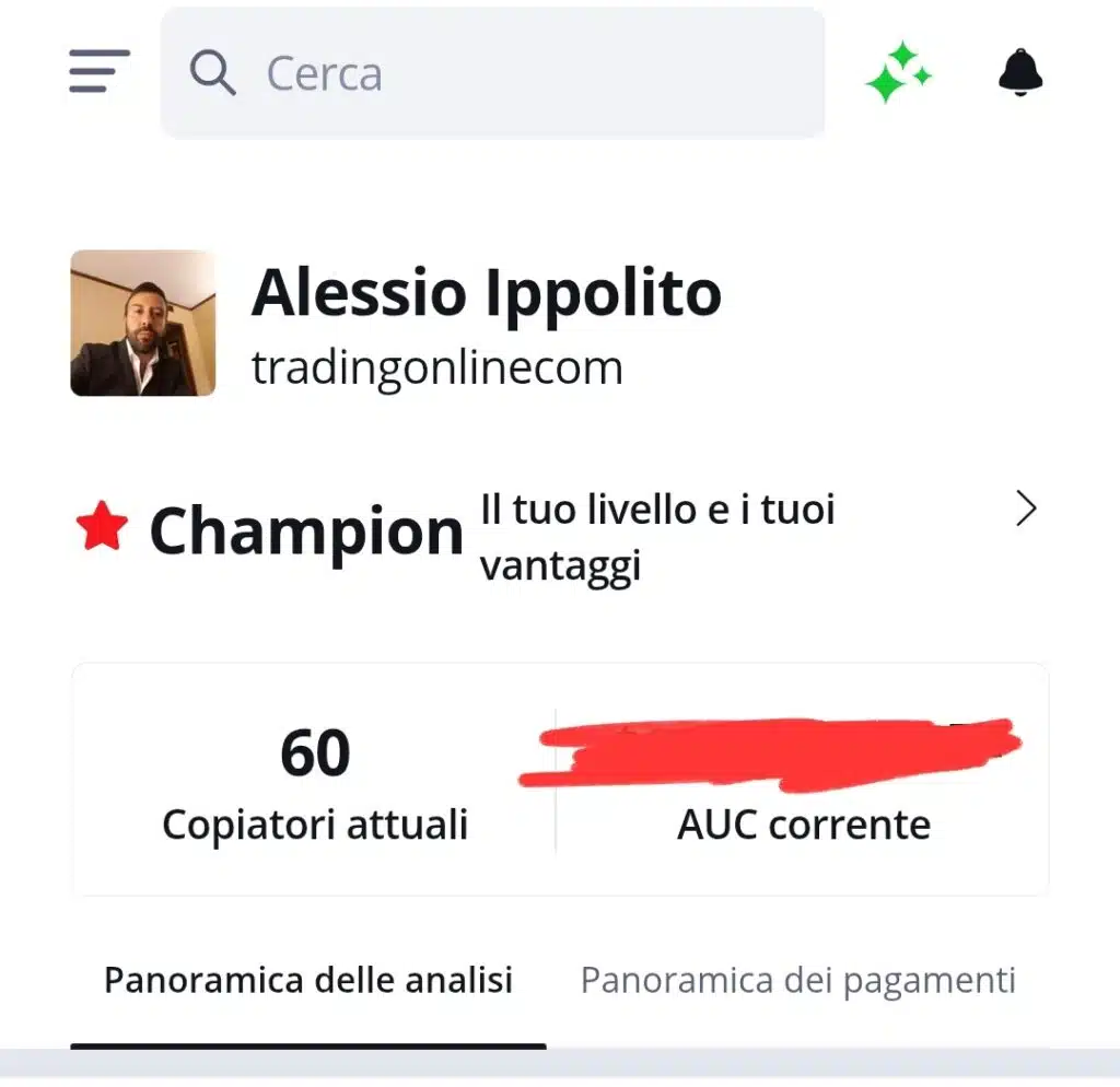 Alessio Ippolito Popular Investor Champion
