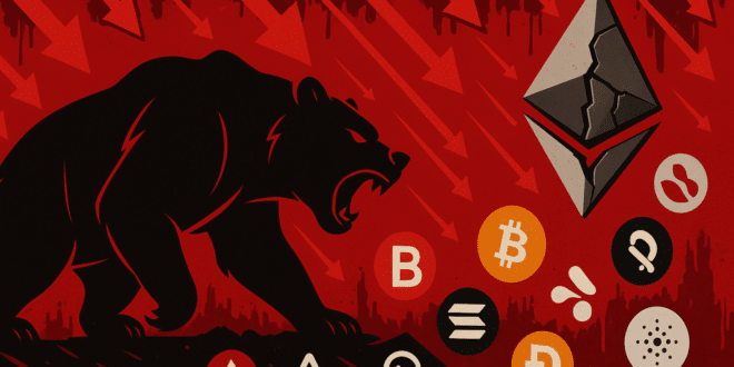 Bitcoin - Ethereum - crollo