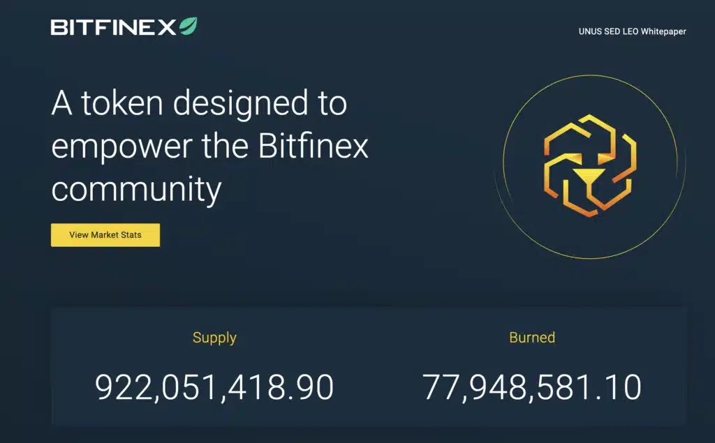 burn bitfinex