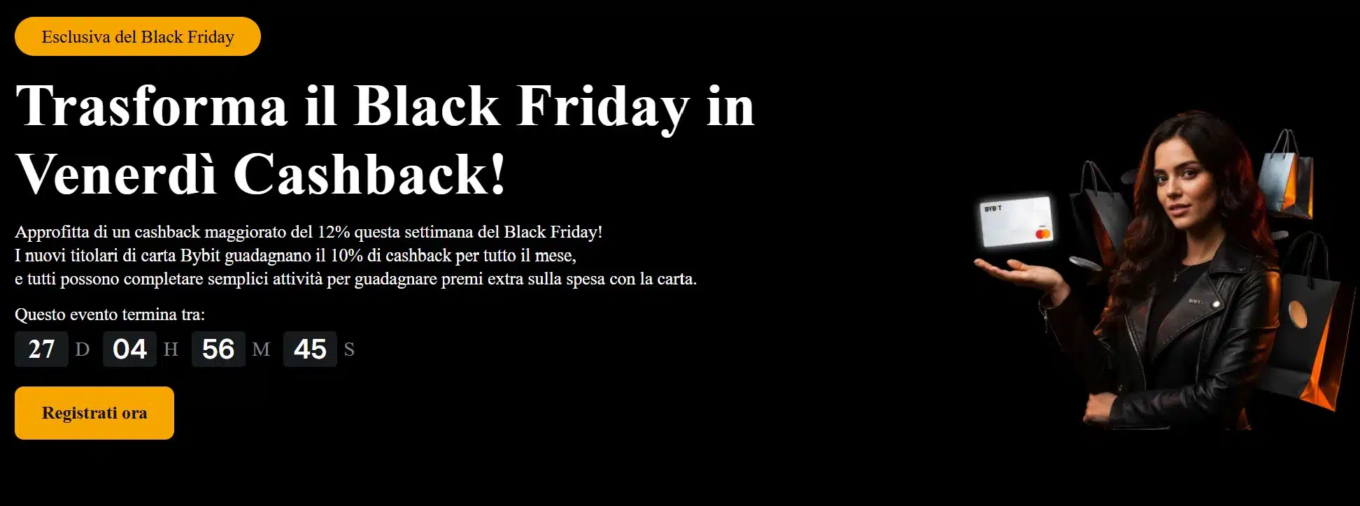 Promo Black Friday Cashback 12% Bybit EU Card