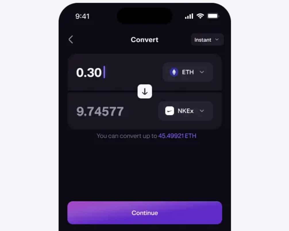Conversione su Kraken xStocks