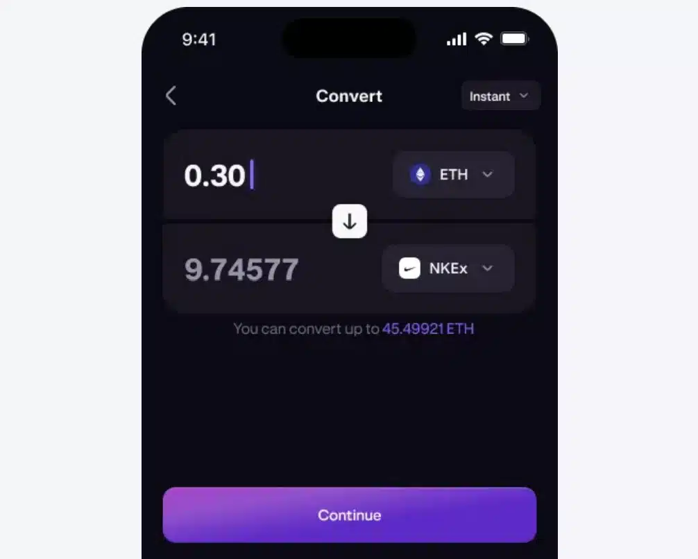 Conversione su Kraken xStocks