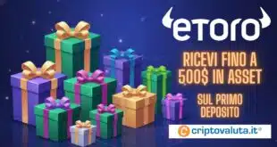 eToro promo primo deposito