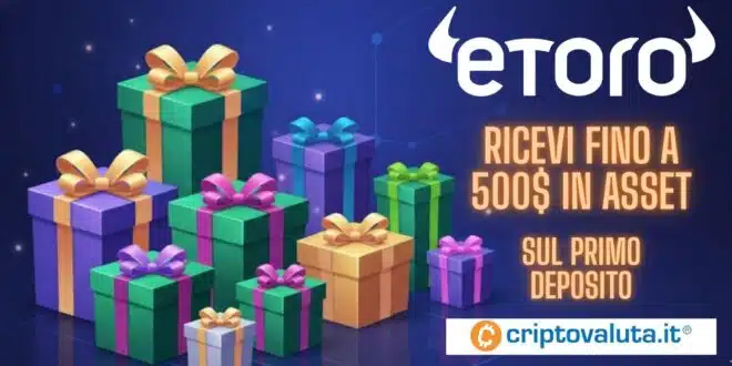 eToro promo primo deposito