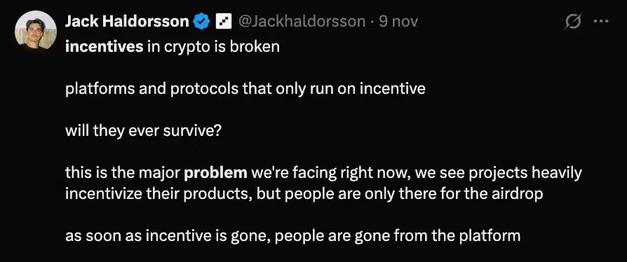 incentivi poco sostenibili DeFi