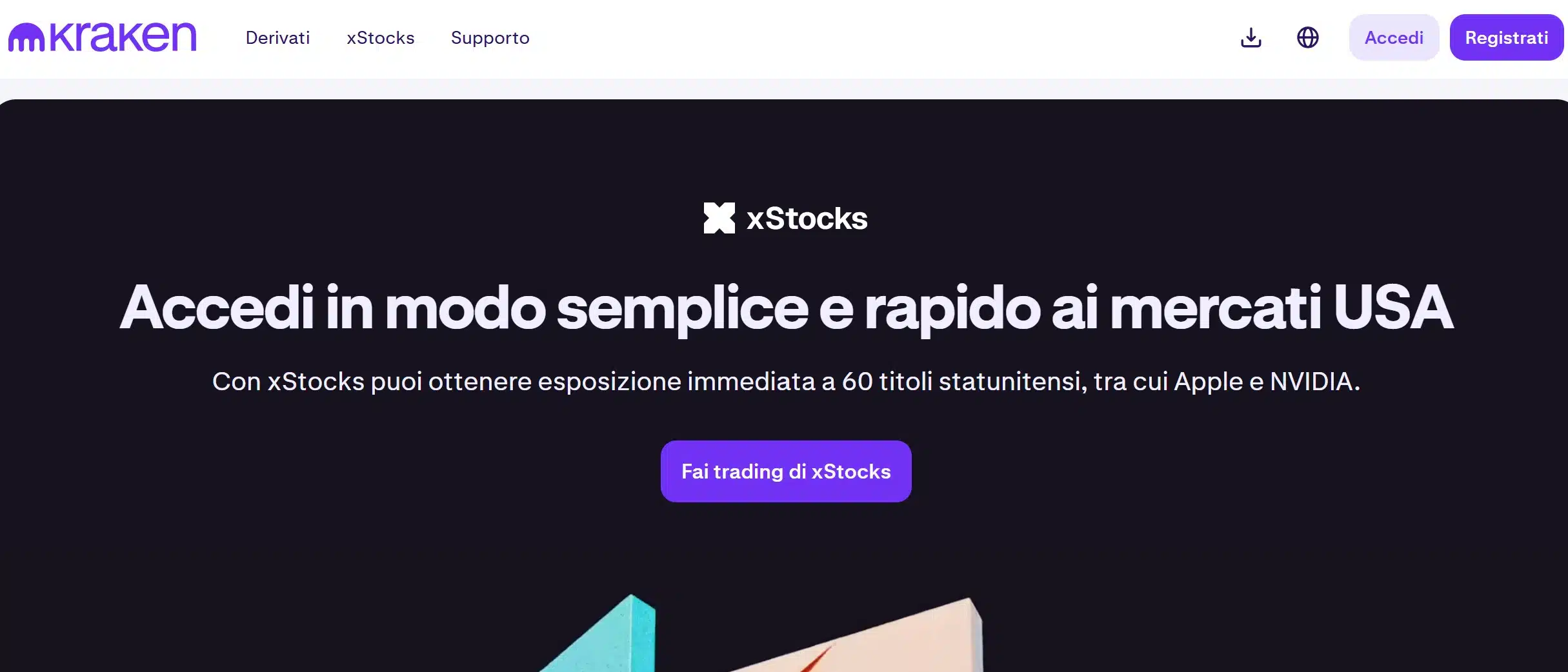 Kraken xStocks - cos'è