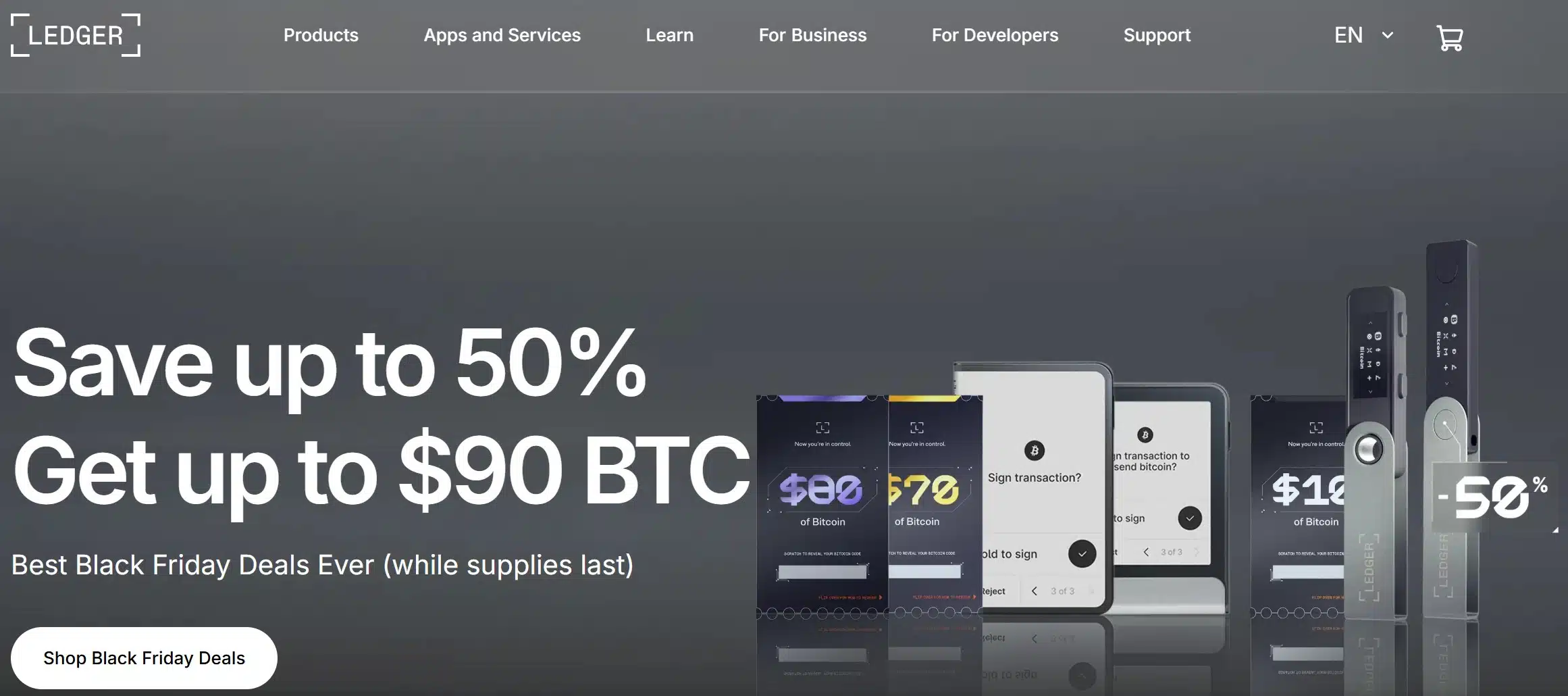 Ledger sconti Black Friday