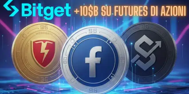 Bitget - 10 miliardi di dollari futures su azioni