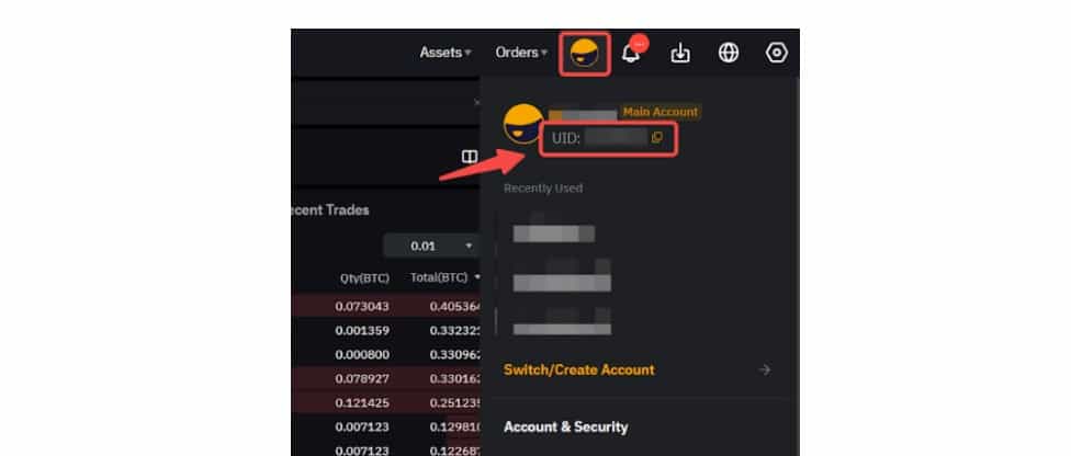 Bybit promo Natale - dove trovare l'UID per il form di tracciamento