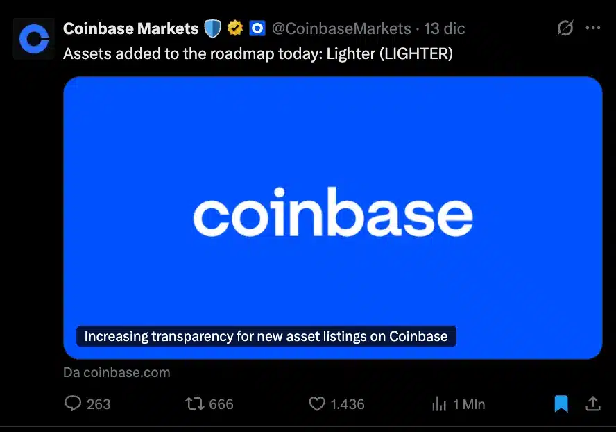 Coinbase Lighter
