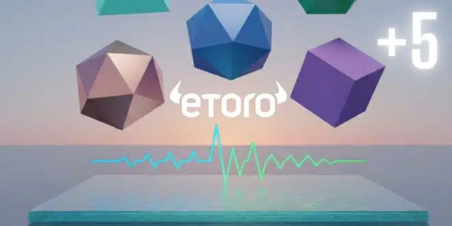 eToro 5 nuove criptovalute