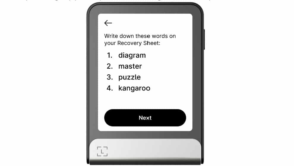 Impostare Ledger Flex ex novo