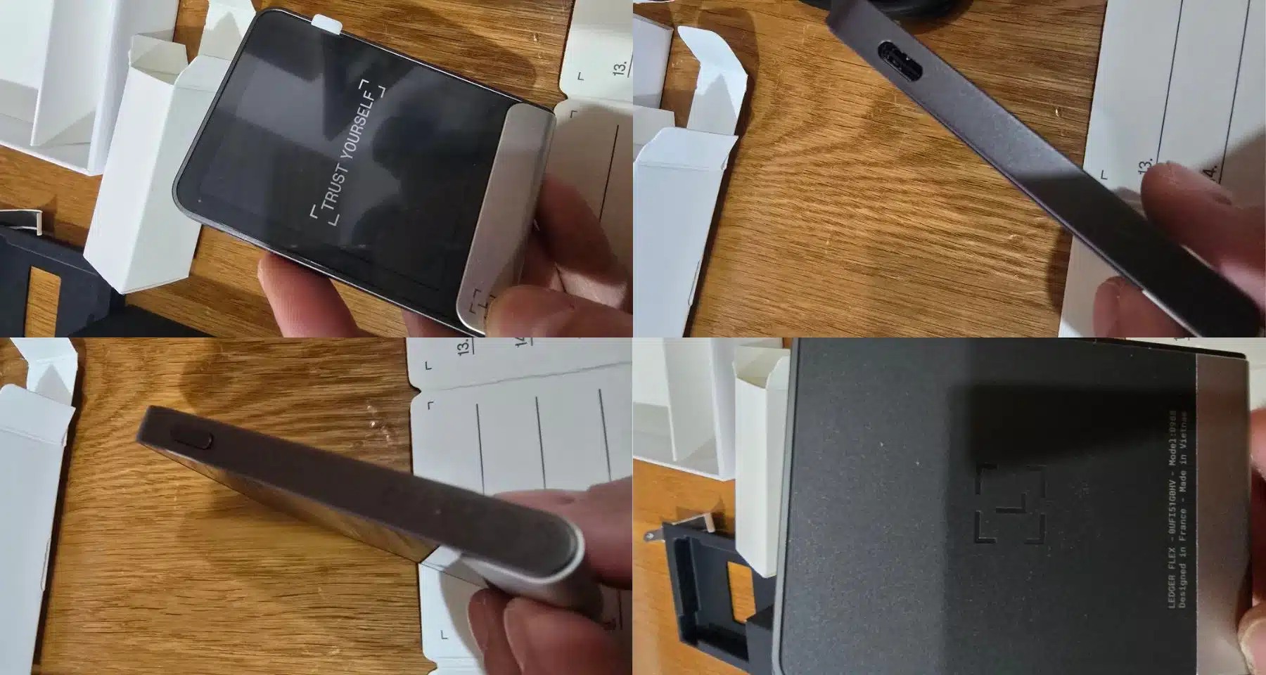 Angolature del Ledger Flex