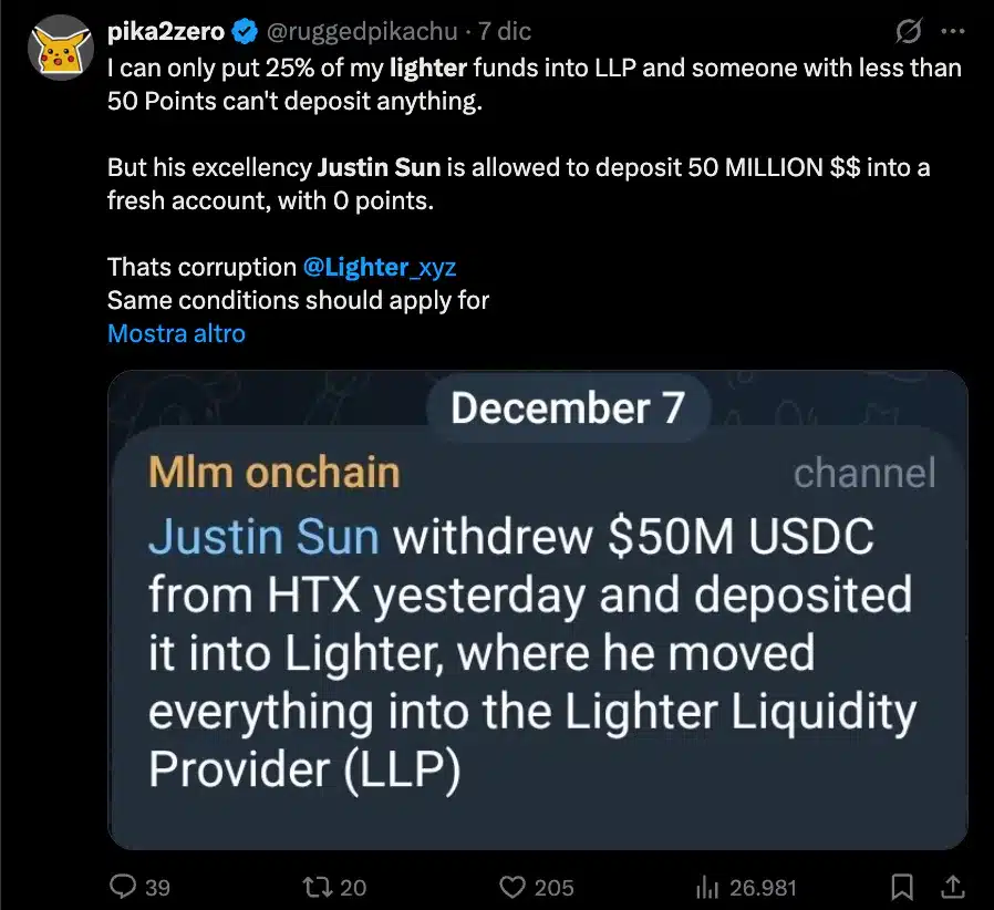 Ligher LLP Justin Sun