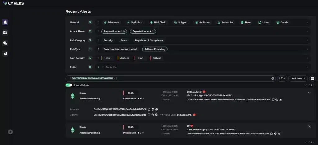 crypto sicurezza poisoning address
